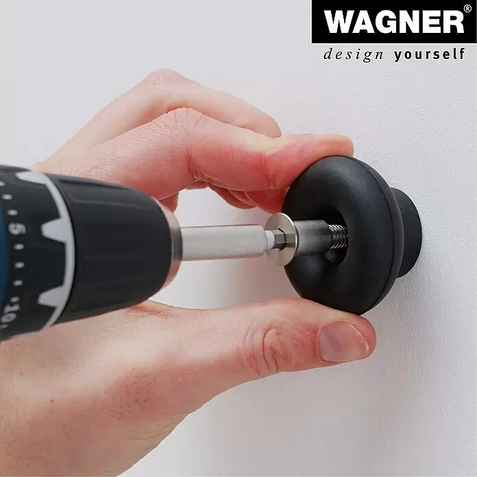 Wagner System Garderobenhaken-Set DOT - Ø x H: 50 x 30 mm, Taupe, Blassgrün, 4 Stk. - Anwendungsbeispiel