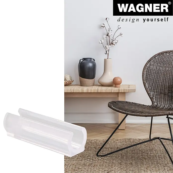 Wagner System Klemmschalengleiter - Durchmesser: 12 mm, Kunststoff, 4 Stk. - Transparenter Wagner Gleitschutz für Möbelbeine, ideal für empfindliche Böden. Schützt vor Kratzern und Abnutzung, einfache Montage.
