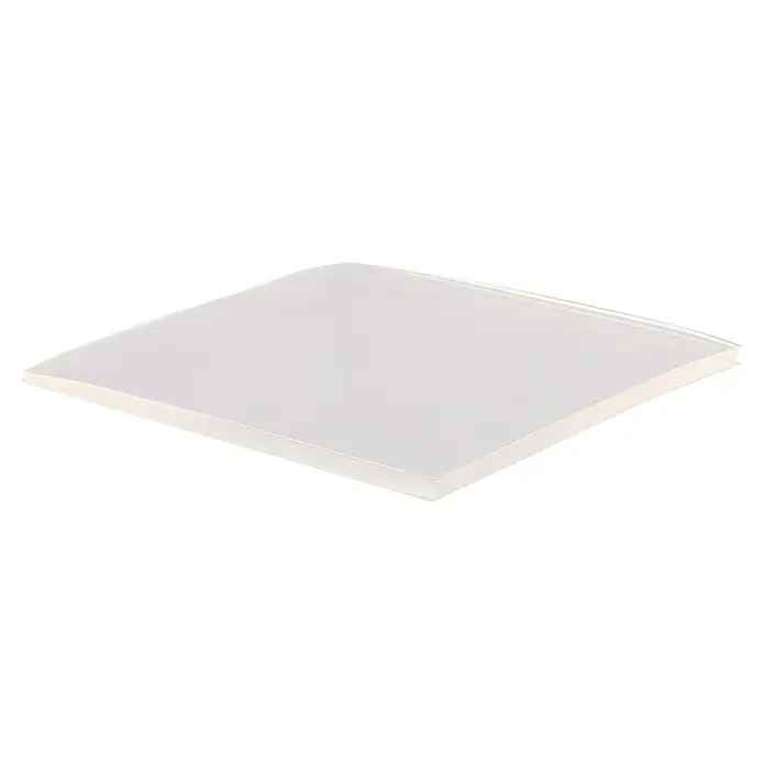 Wagner System Filzgleiter - B x L: 60 x 60 mm, Kleben, 4 Stk. - Quadratische, weiße Acrylglasplatte mit abgerundeten Kanten, ideal für verschiedene Anwendungen. Das Acrylglas ist robust und elegant.