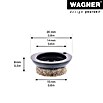 Wagner System Verstellfüße (Länge Gewinde: 50 mm, Durchmesser Gewinde: 8 mm, 4 Stk.) | BAUHAUS