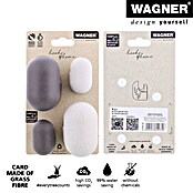 Wagner System Garderobenhaken-Set Hooks4Home klein & groß (L x B x H: 51 x 37 x 31 mm, 4 Stk., Schiefergrau/Lichtgrau) | BAUHAUS