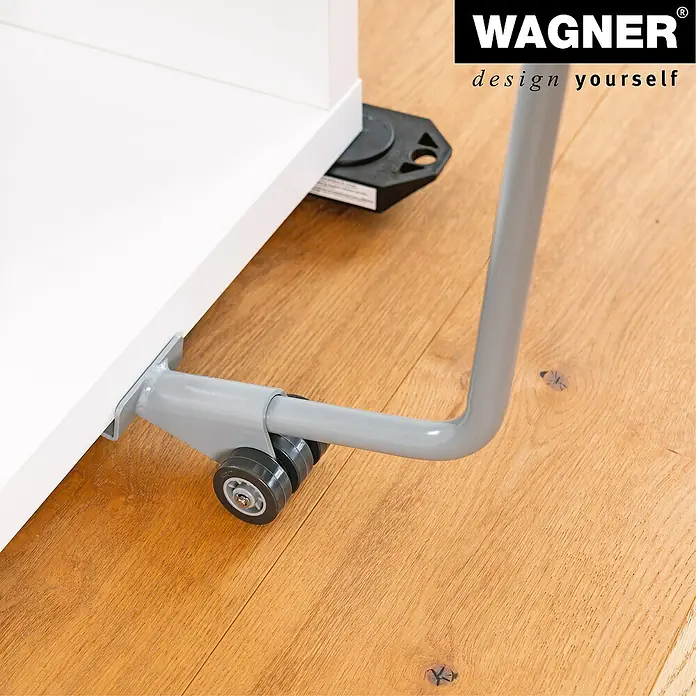 Wagner System Transportroller Möbelheber mit Schaufel - Traglast: 150 kg, Stahl - Der Möbelroller im Einsatz: Praktisches Hilfsmittel zum einfachen Bewegen von Möbeln, ideal für Umzüge und zum Umstellen von Möbeln im Alltag.