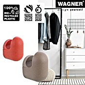 Wagner System Garderobenhaken-Set Hooks4Home klein & groß (L x B x H: 51 x 37 x 31 mm, 4 Stk., Taupe/Koralrot) | BAUHAUS