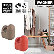 Wagner System Garderobenhaken-Set Hooks4Home klein (L x B x H: 51 x 37 x 31 mm, 4 Stk., Taupe/Koralrot) | BAUHAUS