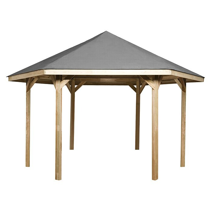 Weka Pavillon 656 (L x B: 461 x 399 cm, Braun) | BAUHAUS