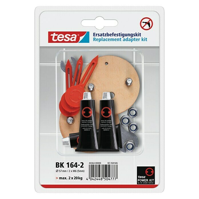 Tesa Montage-Set BK 164-23 -tlg. Front View