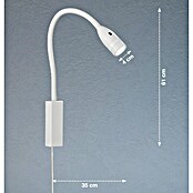 Fischer & Honsel LED-Wandstrahler Sten (5 W, L x B x H: 40 x 35 x 11 cm, weiß matt, Warmweiß) | BAUHAUS