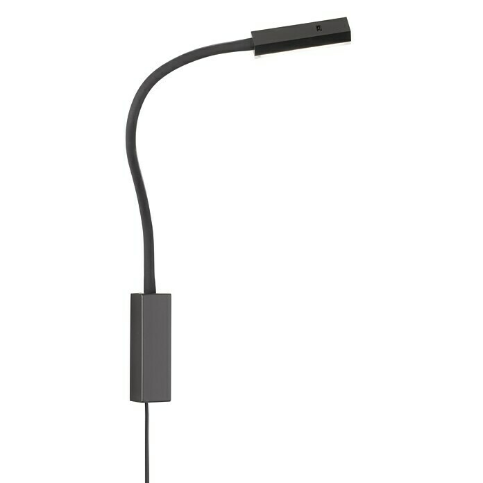 Fischer & Honsel LED-Wandstrahler Raik (5 W, schwarz matt, Warmweiß) | BAUHAUS