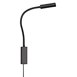 Fischer & Honsel LED-Wandstrahler Raik (5 W, schwarz matt, Warmweiß)