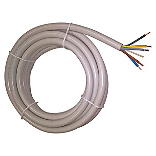 Schlauchleitung YMM-J (Anzahl Adern: 5, 2,5 mm², 20 m, Grau)