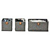 Aufbewahrungsbox-Set (3 -tlg., Textil, Grau) | BAUHAUS