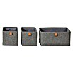 Aufbewahrungsbox-Set (3 -tlg., Textil, Grau) | BAUHAUS