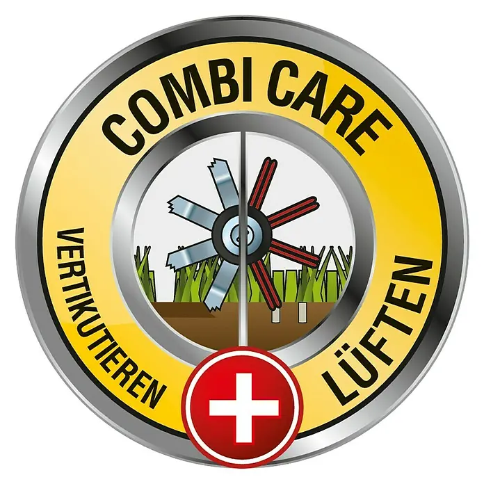 AL-KO Elektro-Vertikutierer Combi Care 36.8 E Plus Comfort - 1.400 W, Arbeitsbreite: 36 cm - Das Combi Care Logo zeigt die Funktionalität des Produkts und ist einprägsam für Kunden.