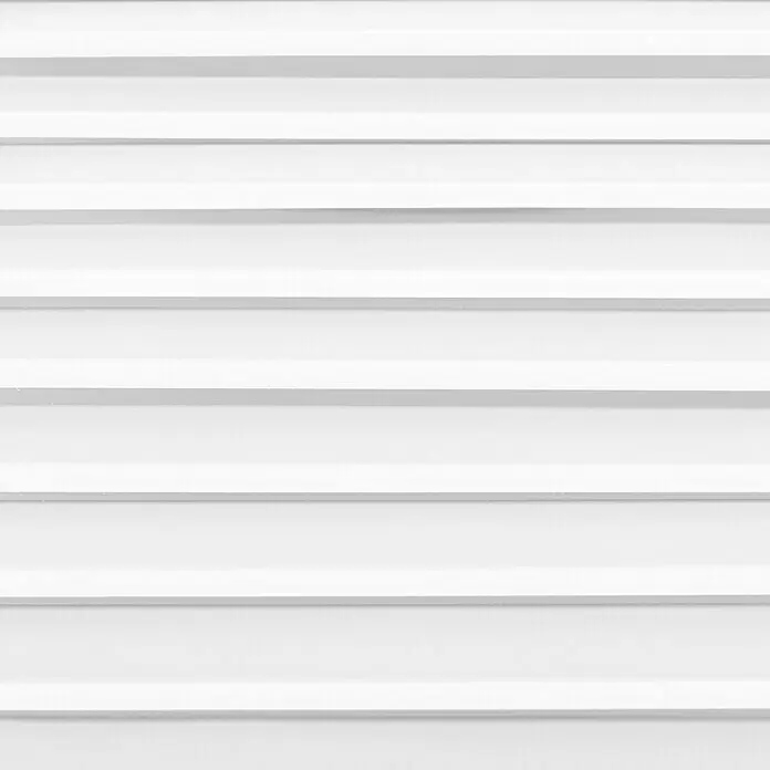 Lamellentür - B x H: 594 x 1.985 mm, Art Lamellen: Offen, Weiß - Detailaufnahme