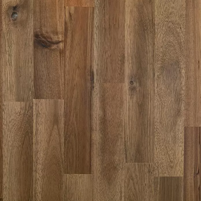 Exclusivholz Leimholzplatte - Akazie, Qualitätsstufe Leimholzplatte: B/C, 2.200 x 600 x 18 mm - Detailaufnahme