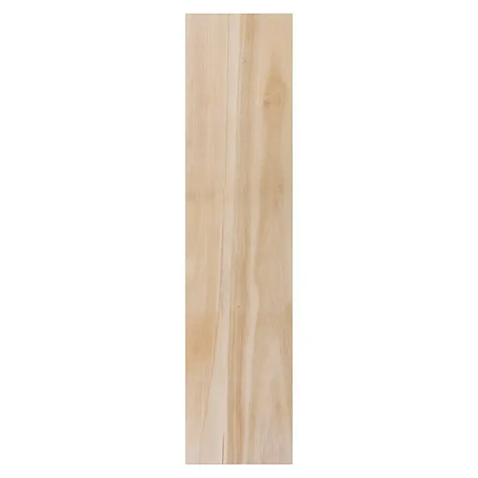 Exclusivholz Tablero de madera laminada - Paulonia, Nivel de calidad del tablero de madera laminada: A/B, 800 x 200 x 18 mm - Lámina de chapa de madera con tonos claros y grano natural de madera, ideal para la fabricación de muebles y acabados interiores.