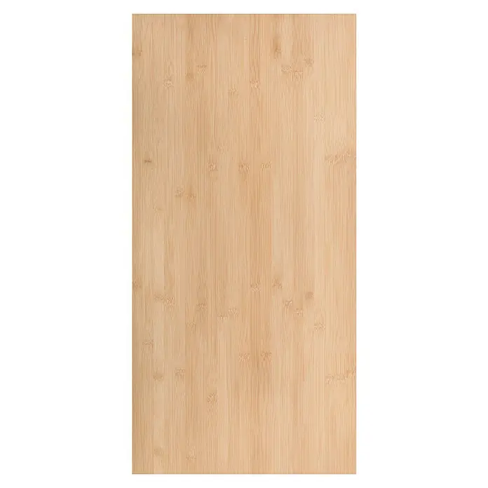 Exclusivholz Leimholzplatte - Bambus, Qualitätsstufe Leimholzplatte: A/B, 800 x 400 x 18 mm - Nahaufnahme einer Bambusplatte, die die natürliche Maserung und Textur des Materials hervorhebt. Ideal für Möbel oder Dekoration.