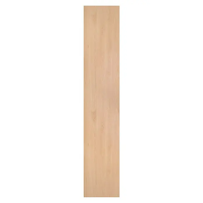 Möbelbauplatte - Buche Hell, 260 x 50 x 1,9 cm - Holzstruktur: Ein helles, glattes Holzbrett mit subtilen Maserungen und natürlichen Farbvariationen. Ideal für Möbeldesign und Innenausbau.