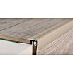LOGOCLIC Treppenkantenprofil (Edelstahl matt, 1 m x 27,7 mm x 27 mm, Montageart: Schrauben)