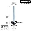 Wagner System Verstellfüße (Länge Gewinde: 50 mm, Durchmesser Gewinde: 8 mm, 4 Stk.) | BAUHAUS