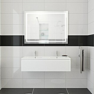 Camargue Espacio Badmöbel-Set K13 (120 cm, Gama weiß glänzend)