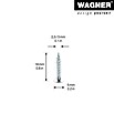 Wagner System Filzgleiter Syno Slim (Durchmesser: 25 mm, 4 Stk., Mit Schraube) | BAUHAUS