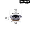 Wagner System Filzgleiter Syno Slim (Durchmesser: 25 mm, 4 Stk., Mit Schraube) | BAUHAUS