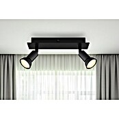 Globo Regleta Drew (70 W, L x An x Al: 6 x 25 x 9 cm, Negro, GU10, 2 ud.) | BAUHAUS