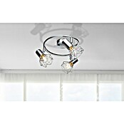 Globo Xara I Regleta (120 W, L x An x Al: 25 x 25 x 15 cm, Plateado, Plateado, E14) | BAUHAUS