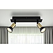 Globo Regleta Drew (70 W, L x An x Al: 6 x 25 x 9 cm, Negro/Cobre, GU10, 2 ud.) | BAUHAUS