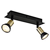 Globo Regleta Drew (70 W, L x An x Al: 6 x 25 x 9 cm, Negro/Cobre, GU10, 2 ud.) | BAUHAUS
