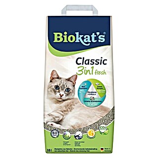 Biokat's Kattenbakvulling Classic Fresh 3 in 1 (18 l)