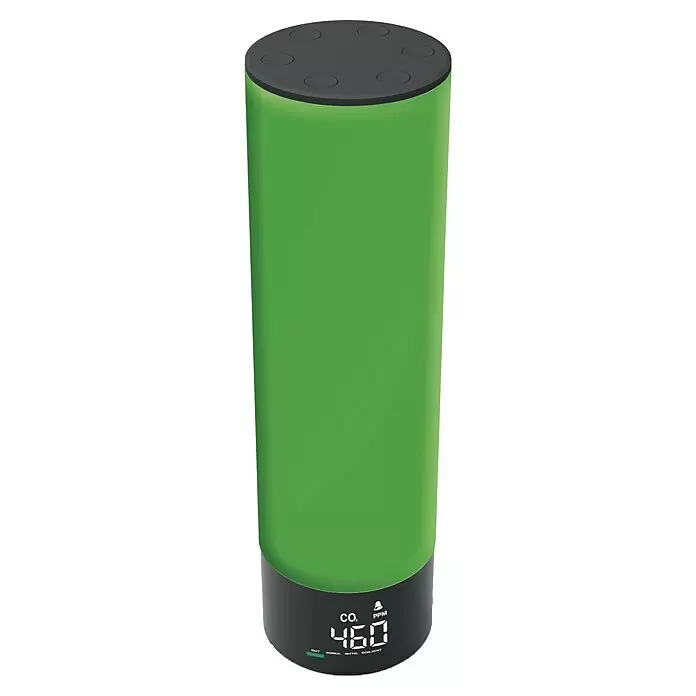 Technoline Luftqualitätsmonitor WL1045 - Netzbetrieben, Digitales Display, 7,9 x 7,8 x 28,2 cm - Diagonale Ansicht