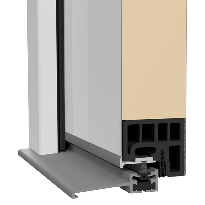 Splendoor Porte d'entrée Thermodoor Plus Swiss Edition SP70W DIN à droite