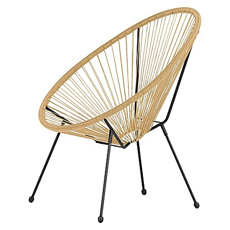 Gartensessel Relax (Stahl, Natur, B x T x H: 76 x 73 x 89 cm)