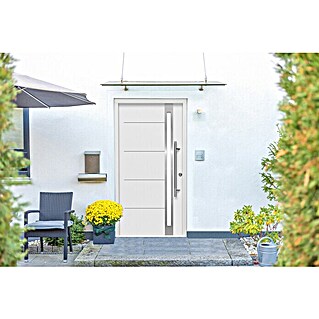 Splendoor Haustür Thermodoor PLUS SP30W (100 x 210 cm, DIN Anschlag: Rechts, Verkehrsweiß)