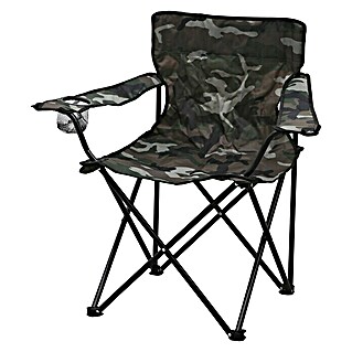 Campingstuhl (52 cm, Polyester, Camouflage)