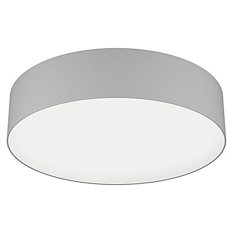 Eglo LED-Deckenleuchte rund Romao-Z (35 W, Ø x H: 57 x 15 cm, Grau, RGBW)