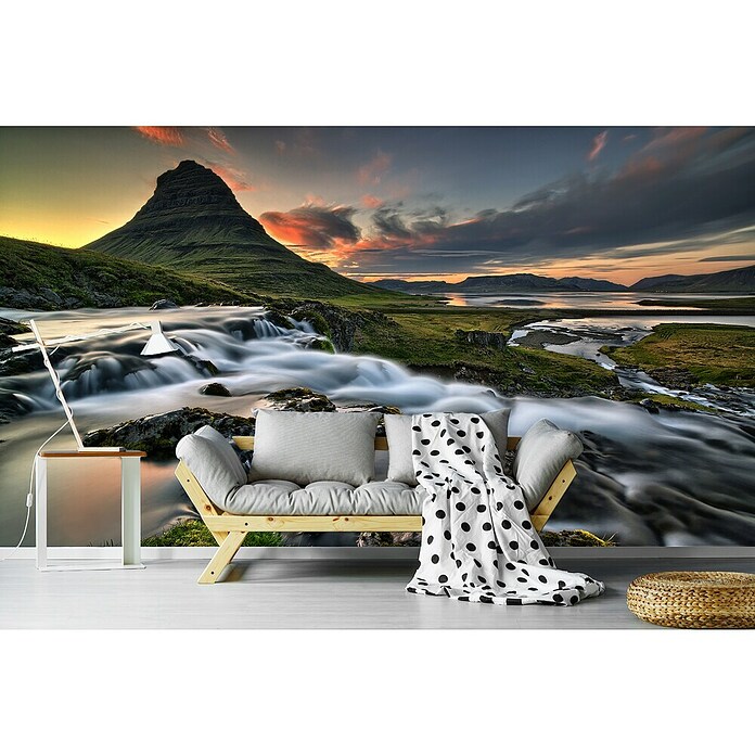 Papermoon Premium collection Fototapete Raue Landschaft (B x H: 250 x 186 cm, Vlies) | BAUHAUS