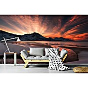 Papermoon Premium collection Fototapete Gold Sonnenuntergang (B x H: 400 x 260 cm, Vlies) | BAUHAUS