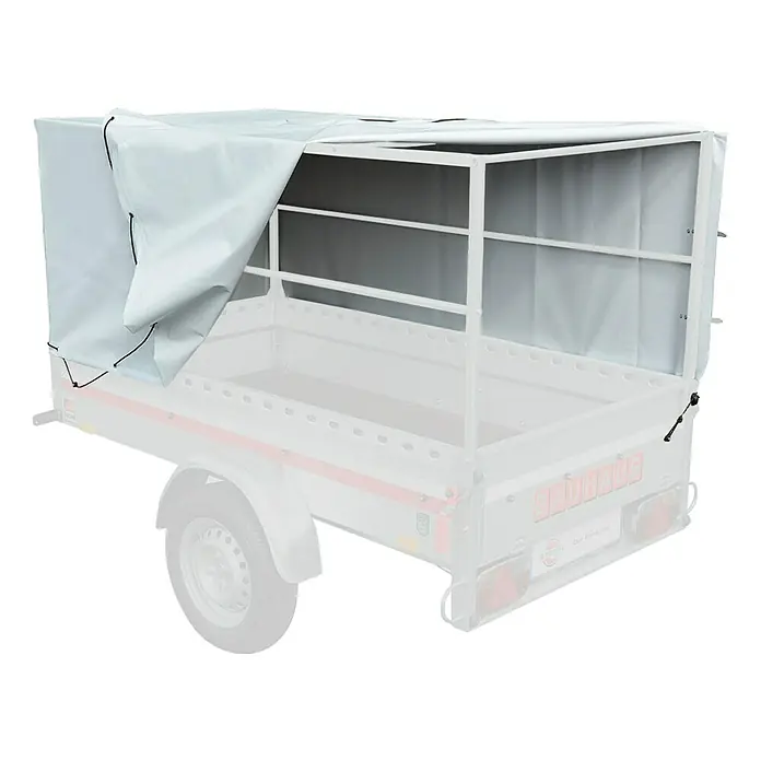 Stema Hochplanen-Set BH-R 550 - L x B x H: 154 x 108 x 80 cm - Abdeckung für Anhänger mit Metallstruktur. Schützt die Ladung vor Witterungseinflüssen und sorgt für sicheren Transport.
