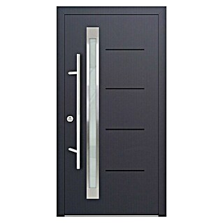 FM Türen Haustür DS92-16 (98 x 208 cm, DIN Anschlag: Links, Anthrazit)