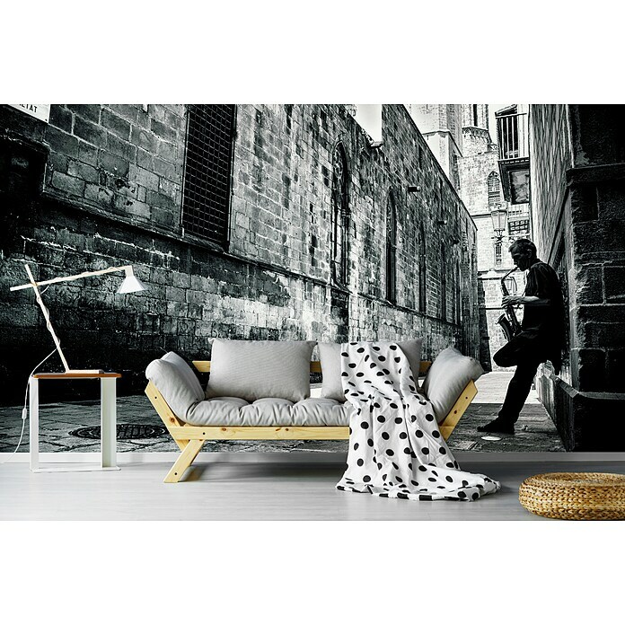 Papermoon Premium collection Fototapete Stille Straße (B x H: 300 x 223 cm, Vlies) | BAUHAUS