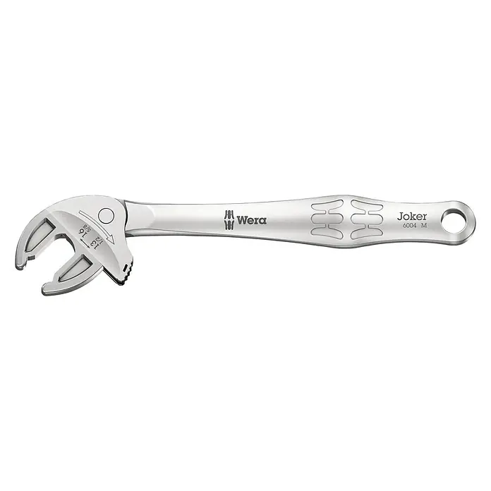 Wera Joker Rollgabelschlüssel 6004 - Schlüsselweite: 13 mm - 16 mm - Der Wera Joker 6004 Maulschlüssel ist ein verstellbarer Schraubenschlüssel, der sich ideal für verschiedene Schraubengrößen eignet.