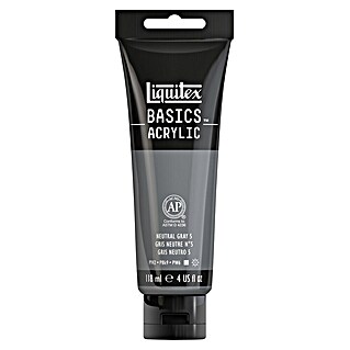 Liquitex Basics Akrilna boja (Neutralno siva br. 5, 118 ml)
