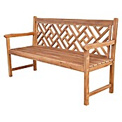 Sunfun Gartenbank (B x T x H: 158 x 61,5 x 91 cm, Akazie, Helles Teakholz) | BAUHAUS