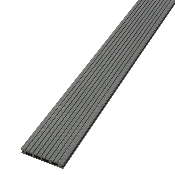 Tablón para terraza WPC Dark Grey (Gris oscuro, 200 x 13,5 x 2,1 cm)