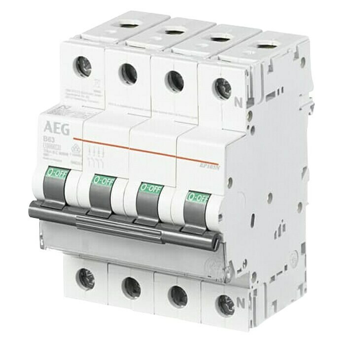 Eaton Magnetotérmico automático 3P+N  (16 A, 3 polos + neutro)