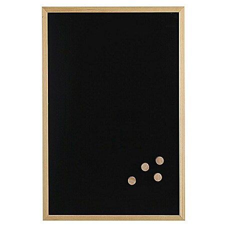 Zeller Present Magnettafel Kreidetafel (40 cm x 60 mm, Natur/Schwarz)