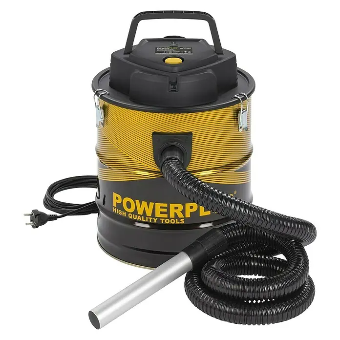 PowerPlus Aspirador de cenizas eléctrico POWX3018 - 1.600 W, Volumen de recipiente: 20 l, Sin bolsa - Esta aspiradora en seco y húmedo POWERPLUS es un dispositivo potente para diversas tareas de limpieza.